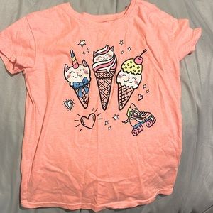 Pink graphic tee